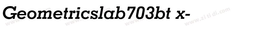 Geometricslab703bt x字体转换